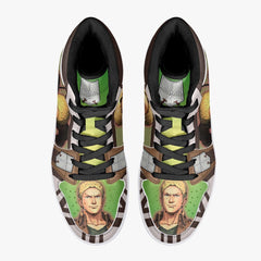 Reiner Braun Attack on Titan Mid 1 Basketball Shoes