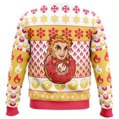 Christmas Rengoku Donut Demon Slayer Ugly Christmas Sweater