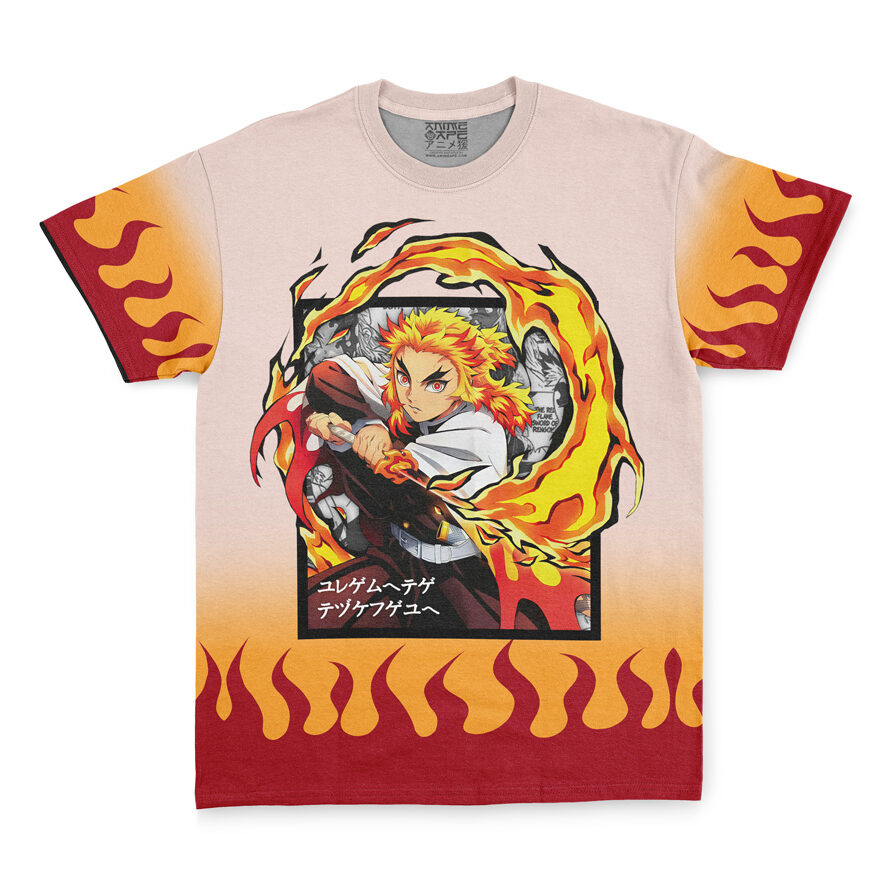 Kyojuro Rengoku Haori Demon Slayer Streetwear T-Shirt