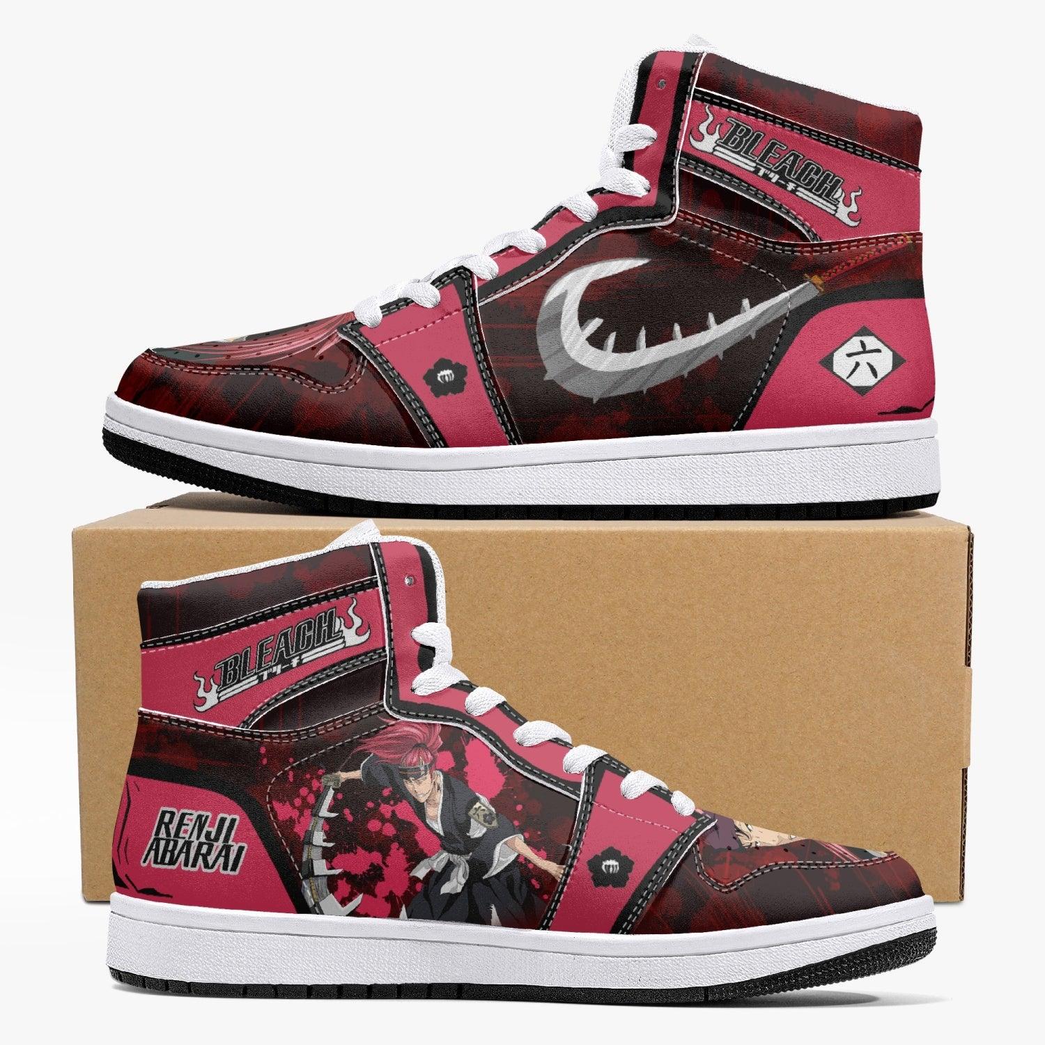 Renji Abarai Bleach Mid 1 Basketball Shoes