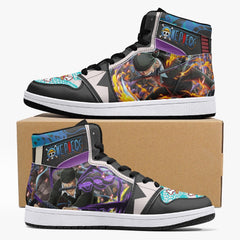 Roronoa Zoro Dressrosa One Piece Mid 1 Basketball Shoes