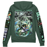 Roronoa Zoro One Piece" Streetwear Zip Hoodie Jacket