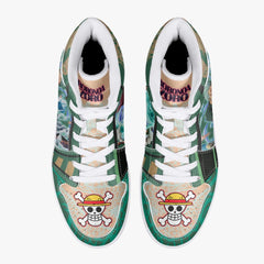 Roronoa Zoro Timeskip One Piece Mid 1 Basketball Shoes