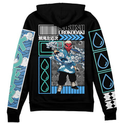 Sakonji Urokodaki Demon Slayer" Streetwear Zip Hoodie Jacket