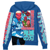 Sakonji Urokodaki V2 Demon Slayer" Streetwear Zip Hoodie Jacket