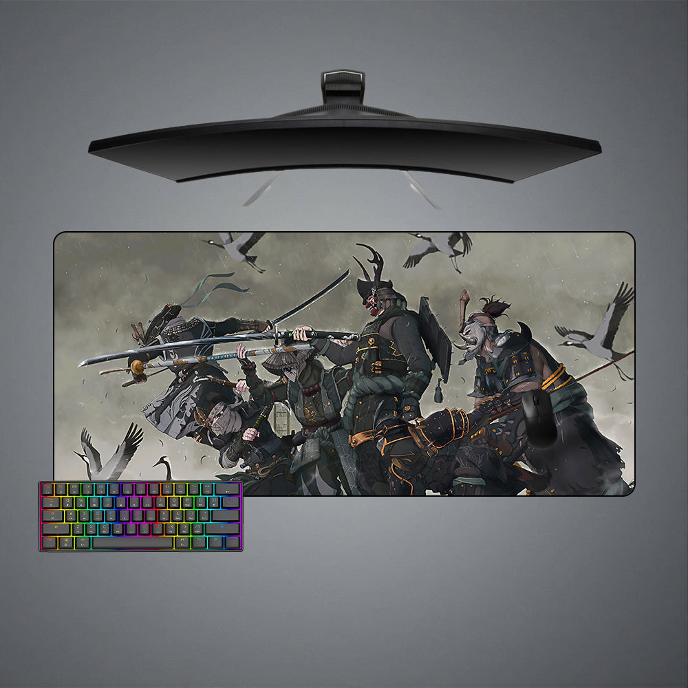 Samurai Squad Size Gaming Mouse Pad,