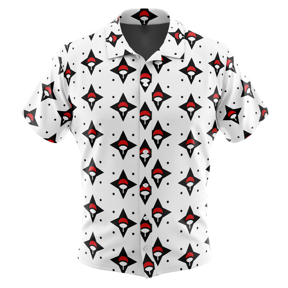 Sasuke Uchiha Naruto Button Up Hawaiian Shirt