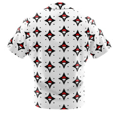 Sasuke Uchiha Naruto Button Up Hawaiian Shirt