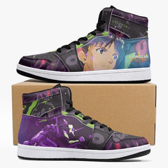 Shinji Ikari Eva Unit 01 Neon Genesis Evangelion Mid 1 Basketball Shoes