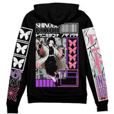 Shinobu Kocho V2 Demon Slayer" Streetwear Zip Hoodie Jacket