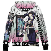 Kocho Shinobu Haori Demon Slayer Streetwear Zip Hoodie Jacket