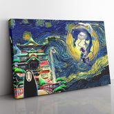 Spirited Away Starry Night Studio Ghibli Canvas Print Wall Art - Nysekai