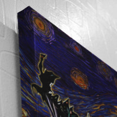 Starry Nightmare Before Christmas Canvas Print Wall Art - Nysekai