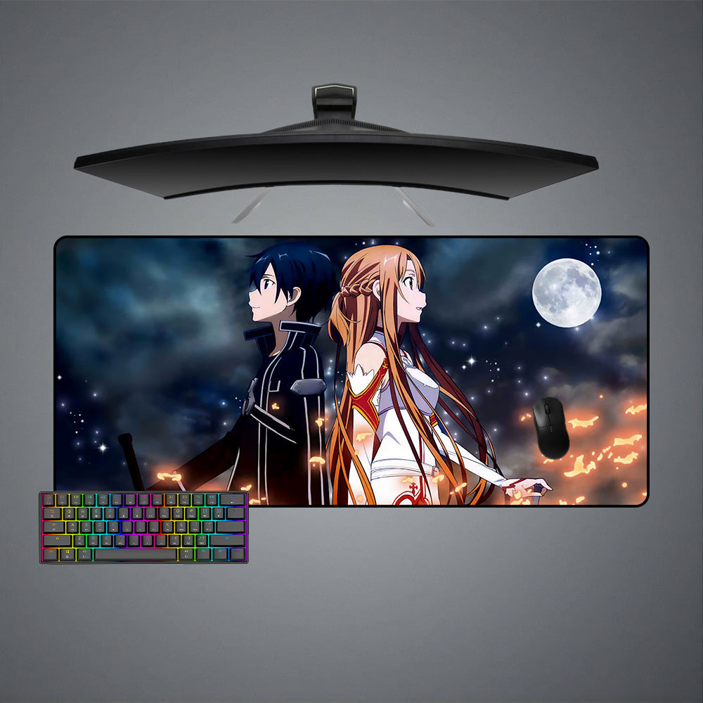 Sword Art Online Moon Size Gaming Mouse Pad,