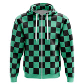 Tanjiro Kamado Demon Slayer Zip Hoodie Jacket