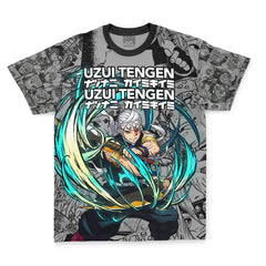 Uzui Tengen Manga Collage Demon Slayer Streetwear T-Shirt