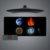 The Last Airbender Elements Size Gaming Mouse Pad,