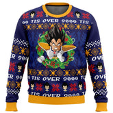 It's Over 9000 Dragon Ball Z Ugly Christmas Sweater