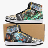 Trafalgar D. Law Dressrosa One Piece Mid 1 Basketball Shoes