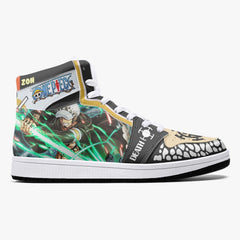 Trafalgar D. Law Dressrosa One Piece Mid 1 Basketball Shoes
