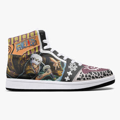 Trafalgar D. Law Wano One Piece Mid 1 Basketball Shoes