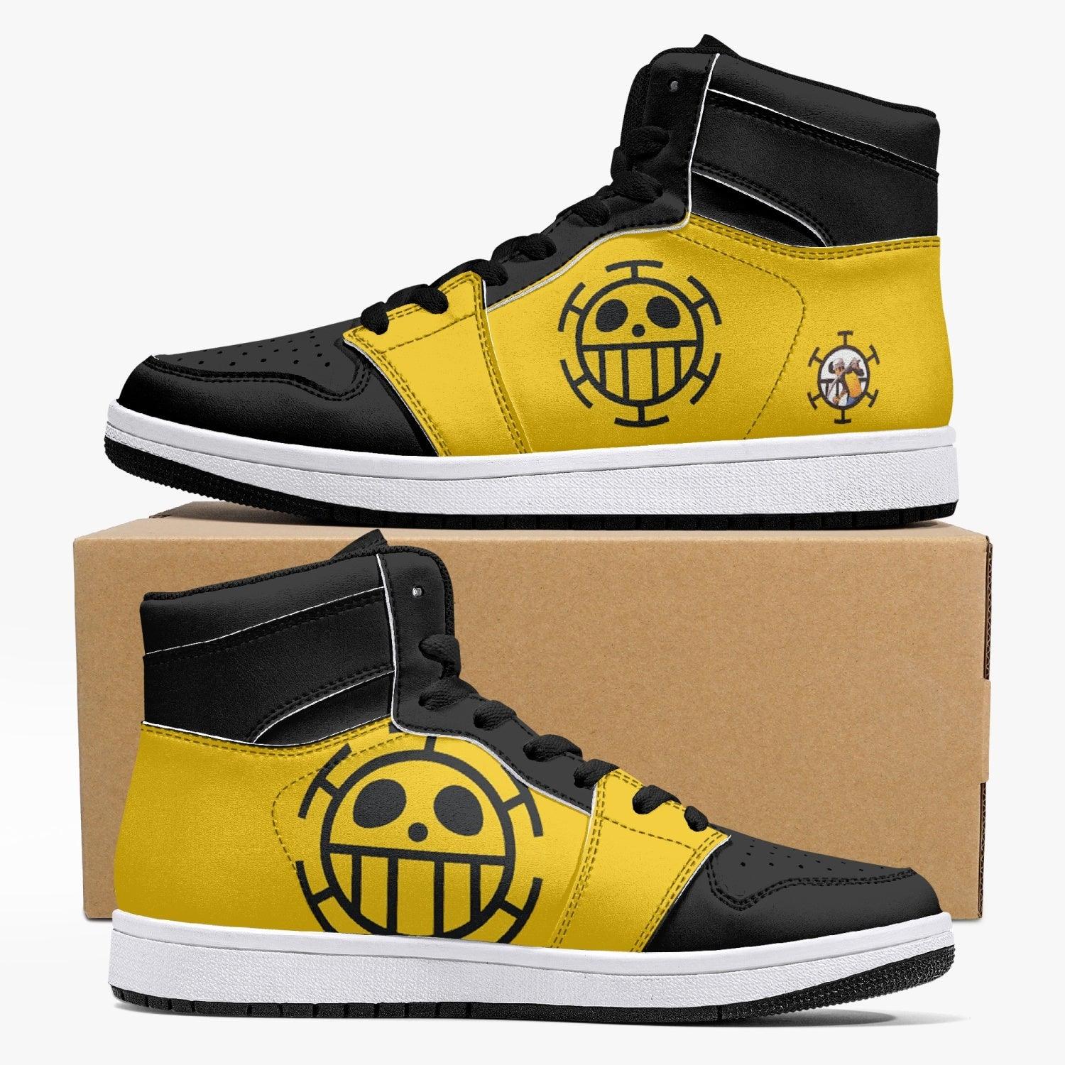 Trafalgar D. Water Law One Piece Mid 1 Basketball Shoes