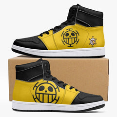 Trafalgar D. Water Law One Piece Mid 1 Basketball Shoes