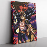 Trippy Asta x Liebe Black Clover Canvas Print Wall Art - Nysekai