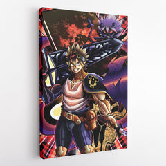 Trippy Asta x Liebe Black Clover Canvas Print Wall Art - Nysekai