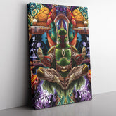 Trippy Boba Fett Star Wars Vertical Canvas Print Wall Art - Nysekai
