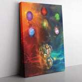 Trippy Cosmic Infinity Stones Marvel Canvas Print Wall Art - Nysekai