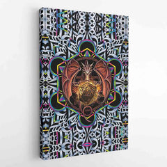 Trippy Dungeons & Dragons Vertical Canvas Print Wall Art - Nysekai