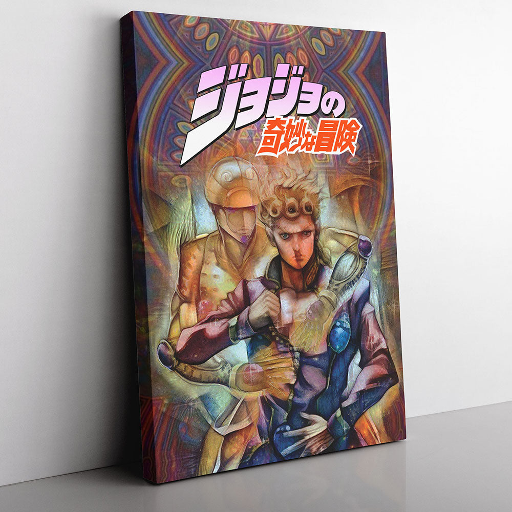Trippy Giorno Giovanna Golden Wind Jojo's Bizarre Adventure Canvas Print Wall Art - Nysekai