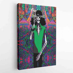 Trippy Hippie Trip Brook One Piece Canvas Print Wall Art - Nysekai