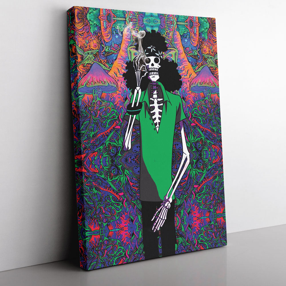 Trippy Hippie Trip Brook One Piece Canvas Print Wall Art - Nysekai