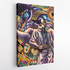 Trippy Jotaro Kujo JoJo's Bizarre Adventure Canvas Print Wall Art - Otakuri