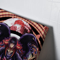 Trippy Meditating Itachi Akatsuki Naruto Canvas Print Wall Art - Nysekai