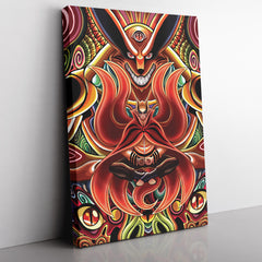 Trippy Naruto Baryon Mode Boruto Vertical Canvas Print Wall Art - Nysekai