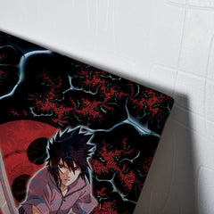 Trippy Sasuke Uchiha Naruto Canvas Print Wall Art - Nysekai
