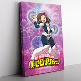 Trippy Ochaco Uraraka My Hero Academia Canvas Print Wall Art - Nysekai