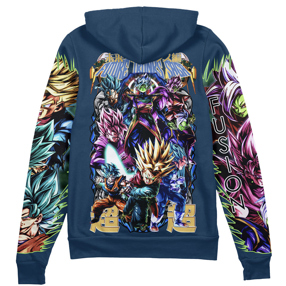 Future Trunks Arc Dragon Ball Z Streetwear Zip Hoodie Jacket