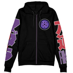 Uchiha Madara V2 Naruto Streetwear Zip Hoodie Jacket