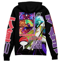 Uchiha Madara V2 Naruto Streetwear Zip Hoodie Jacket