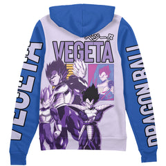 Vegeta Dragon Ball Z Streetwear Zip Hoodie Jacket