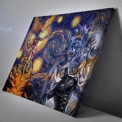 Xmen Dark Phoenix Starry Night Canvas Print Wall Art - Nysekai