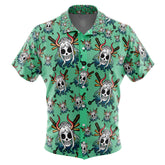 Yamato Jolly Roger One Piece Button Up Hawaiian Shirt