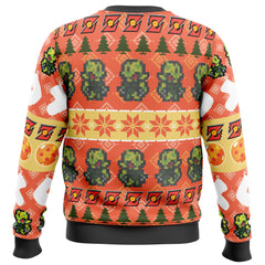 Christmas Yamcha Death Pose Dragon Ball Z Ugly Christmas Sweater