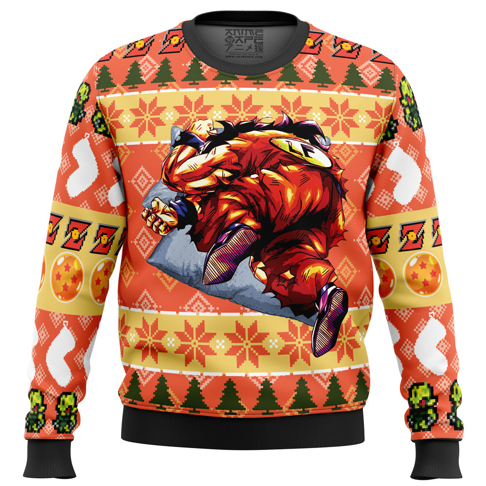 Christmas Yamcha Death Pose Dragon Ball Z Ugly Christmas Sweater