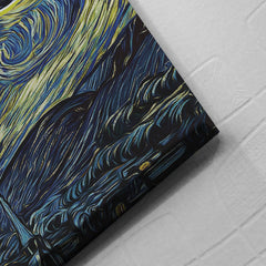 Zelda Majora's Mask Starry Night Clock Town Canvas Print Wall Art - Nysekai