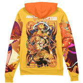 Agatsuma Zenitsu V2 Demon Slayer Streetwear Zip Hoodie Jacket